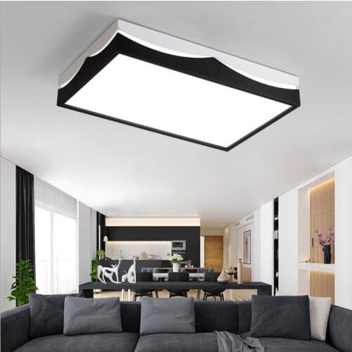 Living room light Ceiling Lights simple modern atmosphere household rectangle originality bedroom square LED lamp LU726252