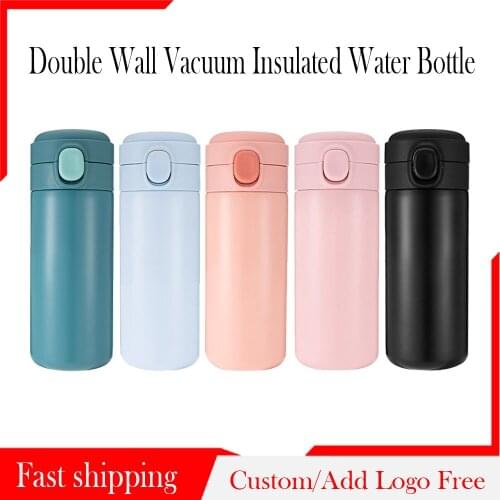 Custom logo Stainless Steel Thermos Cups Thermocup Insulated Tumbler Vacuum Flask Thermo Coffee Mugs Car Travel Bottle Mug