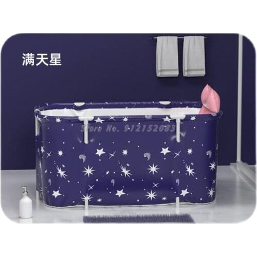Bath Bucket Household Full Body Foldable Bathtub Adult Thickened Bathtub Adult Bathtub Bath Bucket Artifact Bath Bucket