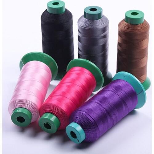 UV resistant High Tenacity Nylon Sewing Thread 210D/3 Handmade Machine Industrial Jeans ,Denim Leather Thread 2400 meter /roll