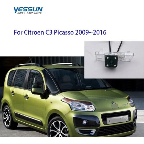 Yessun CCD Night Vision Car Rear View Reverse Backup Camera Waterproof For Citroen C3 Picasso 2009~2016