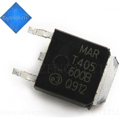 10pcs/lot T405-600B T405600B TO-252 T405-600 405-600B Triac 4 Amp 600 Volt fast delivery In Stock