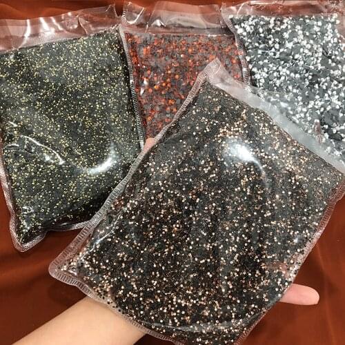 1000 Gross 140,000Pcs bulk Wholesale Big Pack DMC Hotfix Rhinestones Crystal Glass Better Stone With Glue On Stones