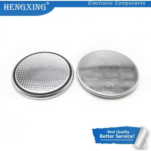 2pcs/lot CR2016 3V button battery alarm car remote control key battery electronic dictionary In Stock
