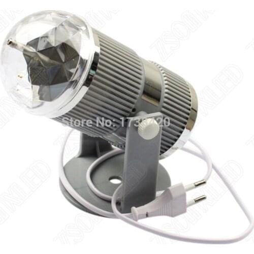 2015 New mini RGB 3W LED Projector DJ Light Voice-activated Dance Disco lights christmas laser projector Effect Stage Light