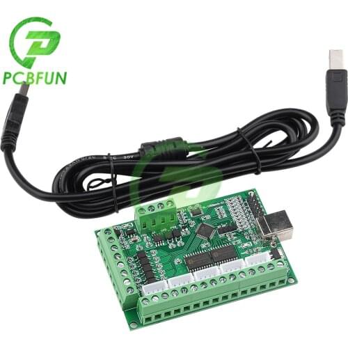 5 Axis Mach3 USB Motion Control Card V2.1 CNC Engraving Machine Motherboard Stepper Motor Drive Interface Board