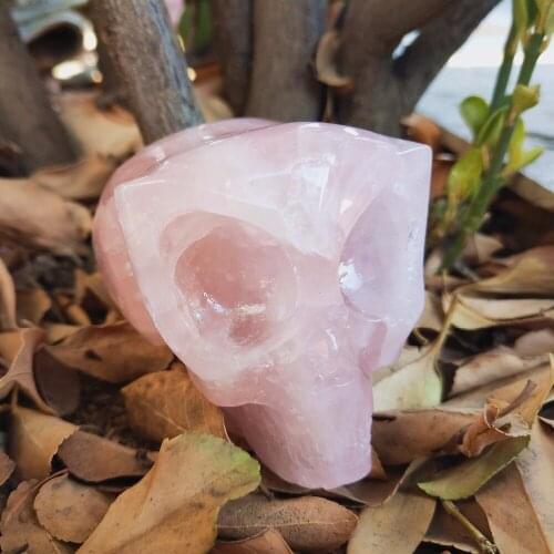 6cm Fairy Star quartz skull natural rose crystal skull Handicraft gemstone skull reiki healing Feng Shui