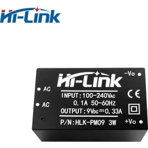 Free Shipping Isolated AC DC Power Supply Converter 100-240Vac 9V 3W HLK PM09 20pcs/Lot