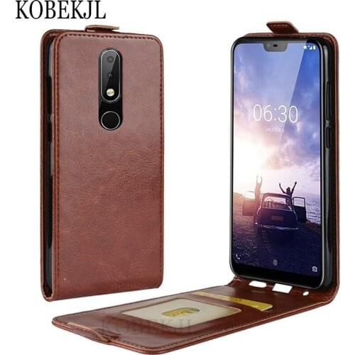 For Nokia X5 Case Nokia 5.1 Plus Case Flip Wallet PU Leather Phone Case For Nokia 5.1 Plus 5.1Plus TA-1105 NokiaX5 TA-1109 Cover