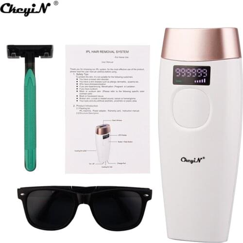 Laser Hair Removal For Women Epilator IPL Permanent Hair Remover 999,999 Flashes Painless Facial Body Hair Treatment Device 48