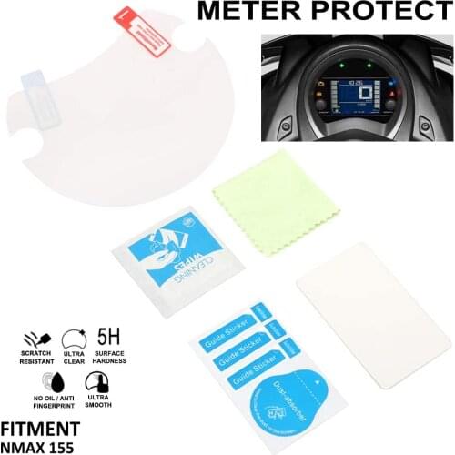 For Yamaha NMAX 155 2013-2018 Motorcycle Dashboard Cluster Scratch Protection Speedometer Film Screen Protector Stickers