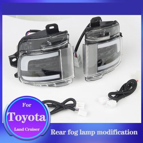 For Toyota Land Cruiser Rear Fog Lamp Modification LC200 Fog Lamp Assembly 2016~2021 Cruiser High Brightness Fog Lamp Accessorie