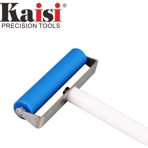 Kaisi 10cm 4" Silicone Roller Tool Mobile Cell Phone Screen Protector Pasting Roller Wheel LCD OCA Polarizing Tools