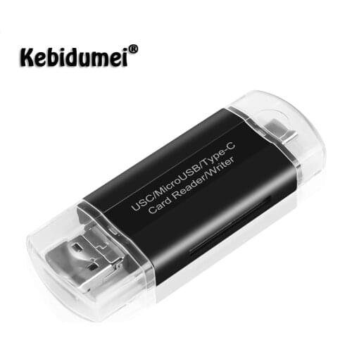 Kebidumei USB C Type C OTG Card Reader Micro USB Adapter For PC USB 3.0 Read TF Memory Card Reader Adapter For Laptop Phone