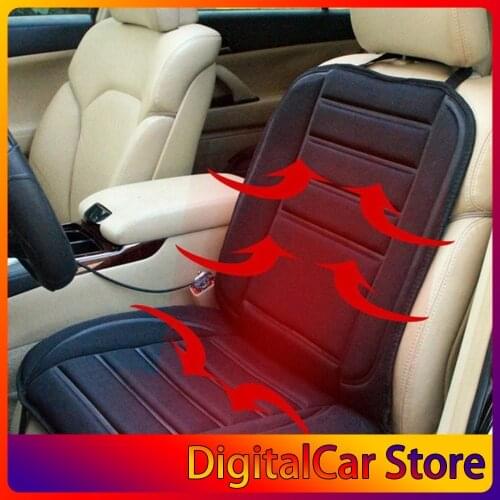 12V Heated Car Seat Cushion Cover Seat Heater Warmer Winter Household Cushion Cardriver Heated Seat Cushion Car Supplies