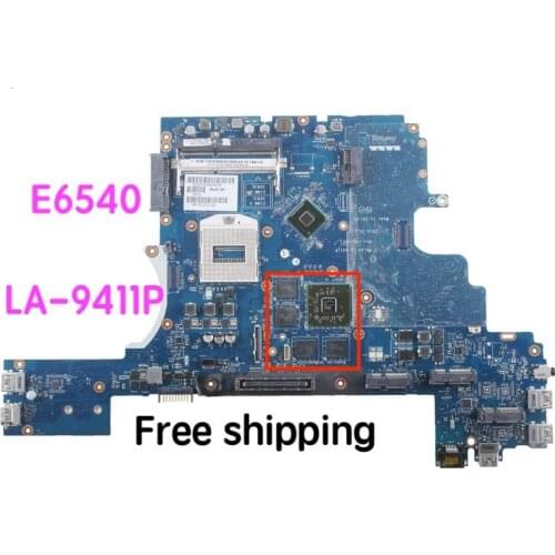 Suitable For DELL Latitude E6540 Laptop Motherboard VALA0 LA-9411P Rev:1.0 CN-0VWNW8 0VWNW8 Mainboard 100% tested fully work