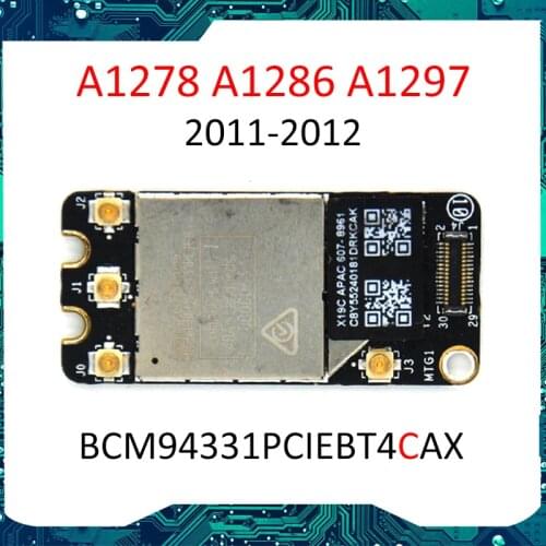 Laptop Wifi Airport Card for Macbook Pro A1278 Wifi Card 2011 2012 Year BCM94331PCIEBT4CAX EMC 2419 2555 2554
