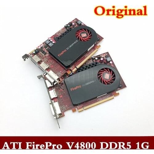 Originally used for Dell accessories ATI FirePro V4800 1G professional graphics card medical graphics card CAD design video card