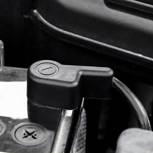 Negative Clips Engine Battery Negative Clamp Clips Terminal Cover Stickers Housing For Nissan X-trail XTrail Rogue T31 T32