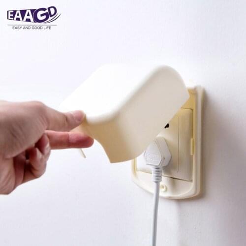 Practical Plastic Anti - electrical socket cover waterproof and dustproof socket protection switch box baby safety home decor