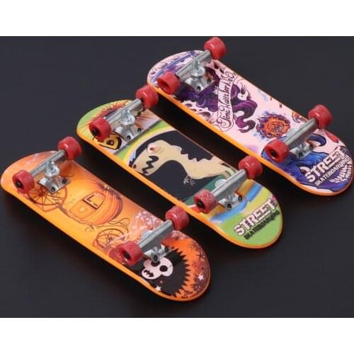 Print professional Alloy Stand FingerBoard Skateboard Mini Finger boards Skate truck Finger Skateboard for Kid Toy Children Gift