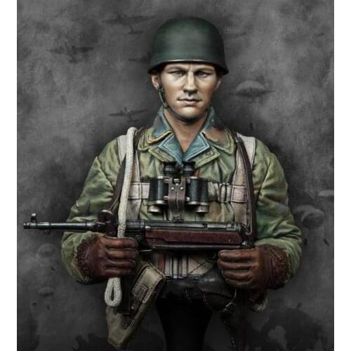 1/10 Scale Models paratrooper Resin Bust Model Unassambled Unpainted