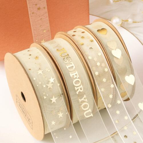 9M Silk Ribbons Snow Yarn Ribbon Christmas Wedding Crafts DIY Chiffon Ribbon for Gift Flower Bouquet Packaging Christmas Decor