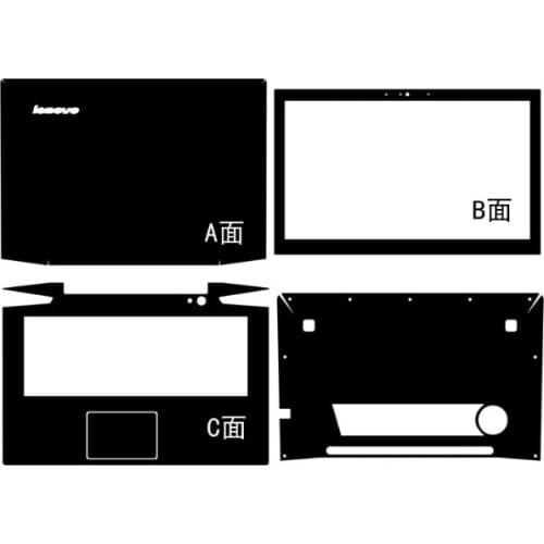Laptop Carbon fiber Vinyl Skin Stickers Cover For Lenovo Y50 70 Y50-70 15.6-inch
