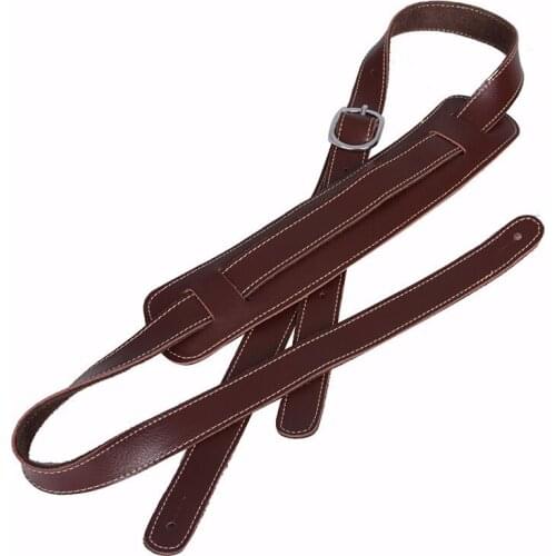 Vintage Thickening Widen Leathers Guitar Strap Extra Long for Acoustic Electric Guitar Bass Ukulele Guitarlele Accessories