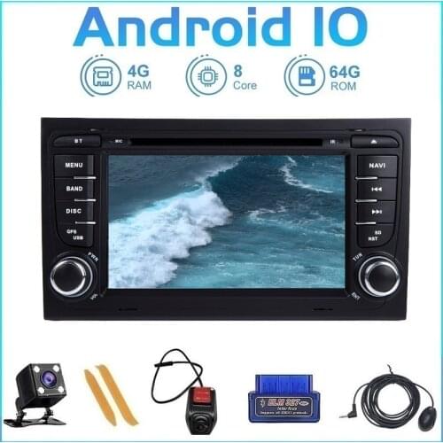ZLTOOPAI For Audi A4 S4 2002-2008 B8 B6 B7 S4 Android 10 Auto Stereo Car Multimedia Player GPS Navigation DVD IPS Bluetooth Wifi