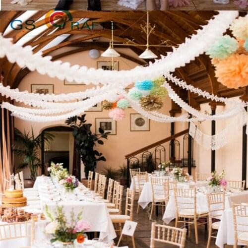 3.6M 5pcs Four Leaf Clover Paper Garlands Party Wedding Home Decoration Beautiful Wedding Baby Shower Birthday Party Festivals