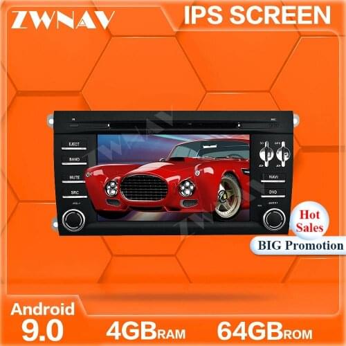 64G Touch screen Android 9.0 Car Multimedia Player For Porsche Cayenne 2003-2010 car GPS Navigation Audio Radio stereo head unit