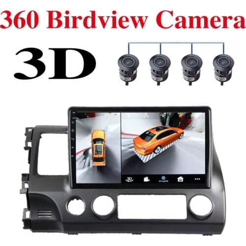 For Honda Civic Hatchback 2006~2011 Car Multimedia GPS Radio Navigation NAVI Player Integrated CarPlay 360 BirdView 3D