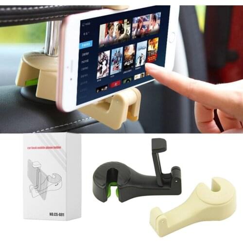 Car Headrest Hook Phone Stand Car Back Seat Hooks For Audi A3 8P RS5 A6 C5 C6 C7 A7 A8 Q5 Q7 S4 S5 S6 TT
