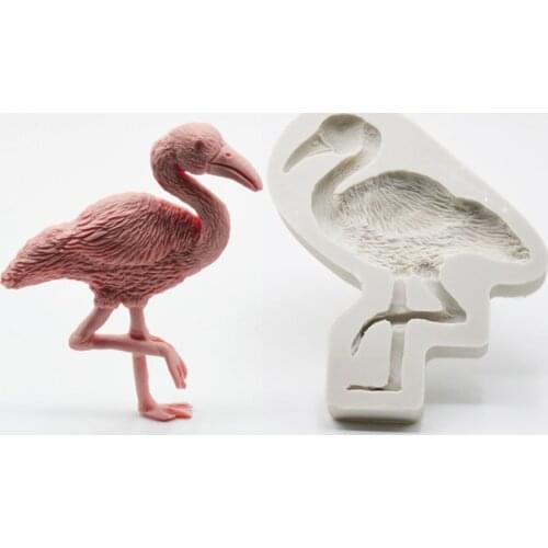 Flamingo Silicone Mould DIY Fondant Cake Mould Chocolate Fudge Dry Pez Mould Baking Appliance
