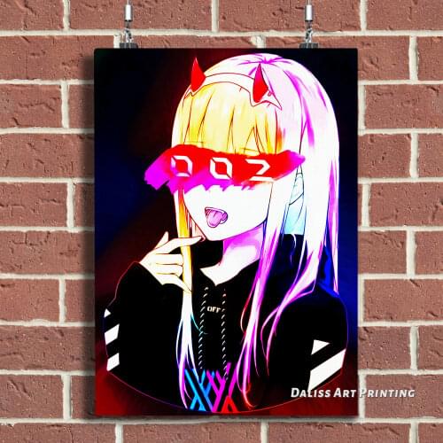 Canvas Anime Anime Darling Franxx 002 Pictures Home Decoration Paintings Poster HD Prints Wall Art Modular Living Room Framed