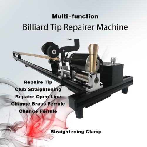 BAILI Billiard Cues Repair Tool Snooker Pool Cue Tip Repair Multi-function Billiards Maintenance Machines Accessory