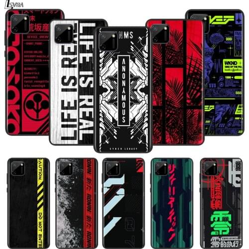 Trend Fashion Logo For OPPO Realme 2 3 3i 5 5S 5i 6 6S 6i 7 7i Narzo 10 20 Pro Global Silicone Black Soft Phone Case