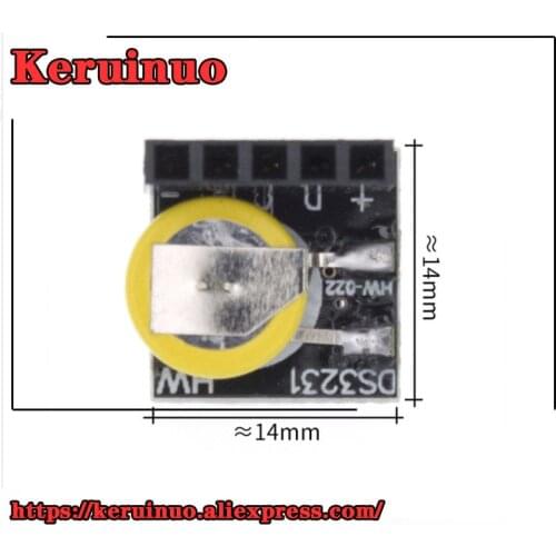 DS3231 AT24C32 IIC Module Precision Clock Module DS3231SN Memory module DS3231 mini module Real Time 3.3V/5V For Raspberry Pi