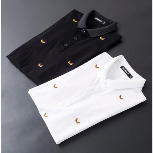 Polos High 2020 Quality New England Great Designer US Polo Shirts For Men Short Sleeve Solid Breathable Shirt 4XL 5XL 9207