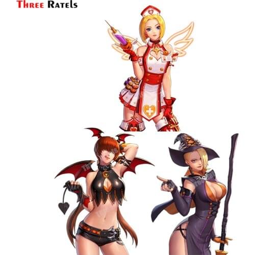 Three Ratels B596 Blue Mary Mature And Shermie Halloween KOFAS Stickers For Car Cover Decoration Auto External Stickers Vinyl