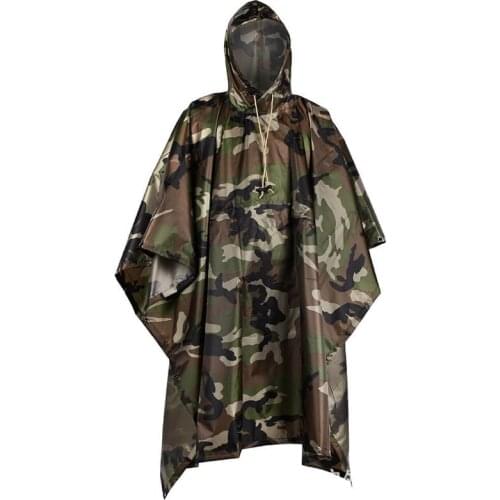 Polyester Impermeable Rain Coat Outdoor Waterproof Women Men RainCoat Poncho Cloak Durable Fishing Impermeables Rain Gear DK50RC