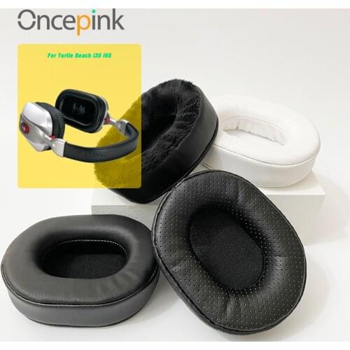Oncepink Replacement EarPads For Turtle Beach i30 i60 Headphone Ear Cushion Cover Repair Parts Earphones Accessories