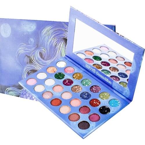 28 Color Eyeshadow Palette Shimmer Flash Highlight Makeup Compact Powder Longlasting Waterproof Makeup Eyeshadow Palletes