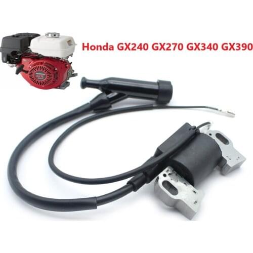 Durable Quality Replace For Ignition Coil Fit Honda GX240 GX270 GX340 GX390 8HP 9HP 11HP 13HP Lawn Mower Gas Engine Motor Part