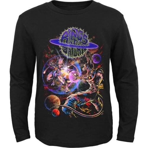 18 Designs Rings of Saturn Rock Band Anime Men Women Full Long Sleeves Shirt Heavy Thrash Metal Tee Fitness Rocker
