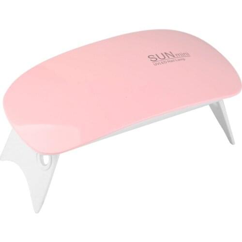 High Quality Nail Dryer Machine USB Mini Mouse 6W UV Led Nail Dryer Lamp For Drying Nails Polish Gel Small Portable Can Fold