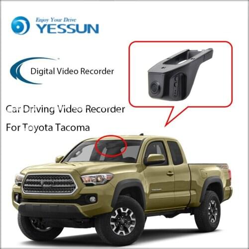 YESSUN Not Reverse Parking Camera Car DVR Digital Video Recorder For Toyota Tacoma - Front Camera Dash HD 1080P