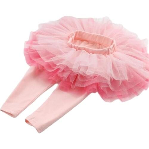 Summer Girls Skirts Pants Gradient Ramp Cotton Leggings Toddler Baby Cute Princess Tutu Pantskirt South Korea Children Clothing