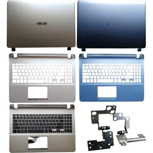 For ASUS Y5000 Y5000U Y5000UB Laptop LCD Back Cover/Hinges/Palmrest Upper Case Gold Blue